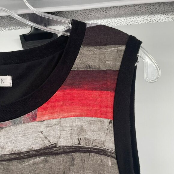 WESTON Womens Bodycon Sheath Dress Sleeveless Colorful Size Medium New - Picture 4 of 9